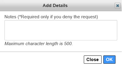 Screenshot of the Add Details Screen.